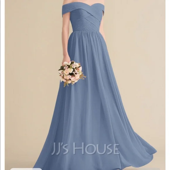 princess polly baby blue dress The Duchess Satin Wedding Gown
